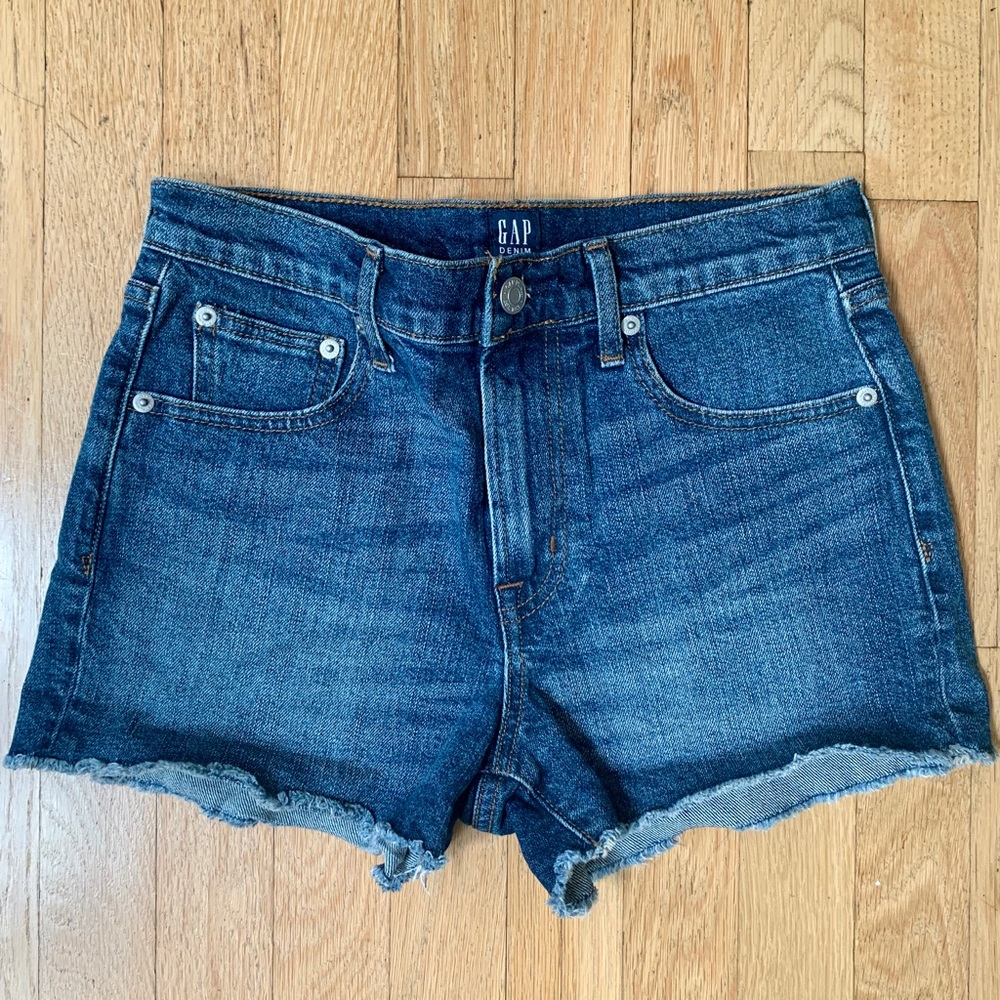 Gap Womens Denim Cutoff Shorts Size 26